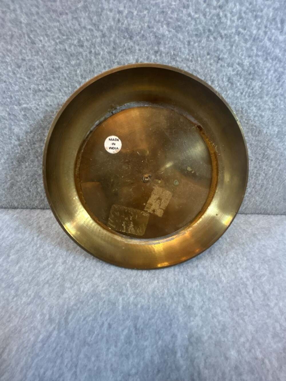 Round Brass Riser/Stand for a Candle or Vase. - Picture 2 of 3